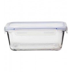 Porta Mantimento  1,5 Litros 21,5cm Por 15,3cm Hermético Retangular
